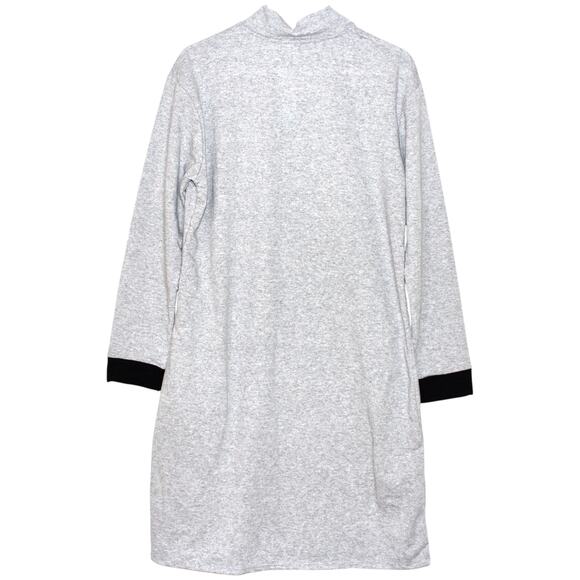 #celfie Grey Long Sweatshirt Dress Size Large - Picture 3 of 3